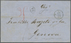 Br Bulgarien: 1868, Lettersheet With Complete Message From Varna To Genova, Bearing Clear Strike Of Thimble C.d.s - Lettres & Documents