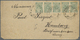 Br Bulgarien: 1896, 1st. Green, Horiz. Strip Of Five On Wrapper From "SOFIA 8/7 96" To Hamburg/Germany, Some Post - Covers & Documents
