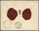 Br Bulgarien: 1897. Registered Envelope From The Royal Palace, Sofia On Palace Envelope With Wax Seals Addressed - Lettres & Documents