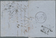 Br Dänemark: 1854. 2 S Blue(damaged On Top) + 1863, Rouletted Issue 4 S Brown Horizontal Strip Of 3 And Single St - Covers & Documents