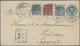 GA Dänemark: 1895, Stationery Envelope Uprated With 4,8 And 20 Øre Sent Registered From HJØRRING TO SWITZERLAND: - Covers & Documents