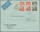 Br Dänemark: 1934, 6 Airmail Covers Mostly From Copenhagen To France, Switzerland, CSR - Covers & Documents