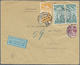 Delcampe - Br Dänemark: 1934, 6 Airmail Covers Mostly From Copenhagen To France, Switzerland, CSR - Covers & Documents