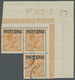O Dänemark - Postfähremarken: 1922, König Christian 30 Öre Orange Mit Aufdruck "POSTFAERGE" Im Gestempelten Eckr - Autres & Non Classés