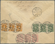 Br Estland: 1919/1922, Three Covers And One Souvenier Postcard With Local Postmaster Perforation Stamps From PAID - Estonia