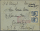 Br Estland: 1920-21 Three Registered Covers To Brooklyn, N.Y., U.S.A. Franked With 'Reval' Definitives, One Cover - Estonia