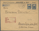 Delcampe - Br Estland: 1920-21 Three Registered Covers To Brooklyn, N.Y., U.S.A. Franked With 'Reval' Definitives, One Cover - Estonia