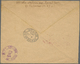 Delcampe - Br Estland: 1920-21 Three Registered Covers To Brooklyn, N.Y., U.S.A. Franked With 'Reval' Definitives, One Cover - Estonia