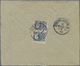 Br Estland: 1922, 15 M Viking Ship And Red R-postmark In Front Of A Cover From Tartu To Fürth/Bayern, On Reverse - Estonia