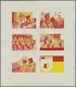 ** Thematik: Pfadfinder / Boy Scouts: 1969, SCOUTS IN GUINEA - 8 Items; Progressive Plate Proofs For The Souvenir Sheet, - Autres & Non Classés