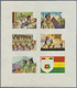 Delcampe - ** Thematik: Pfadfinder / Boy Scouts: 1969, SCOUTS IN GUINEA - 8 Items; Progressive Plate Proofs For The Souvenir Sheet, - Autres & Non Classés