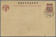 GA Estland - Ganzsachen: 1918, Local Stationery Card With Overprinted Value "10" On 5 Kop. And "Eesti (Rakwere) I - Estonia