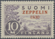 ** Finnland: 1930, Zeppelin 10 M. With Overprint Error "ZEPPELIN 1830" (instead Of 1930), Mint Never Hinged With - Covers & Documents