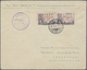 Br Finnland: 1930, Zeppelin 10 M., Horizontal Pair, Left Stamp With Overprint Error "ZEPPELIN 1830" (instead Of 1 - Covers & Documents