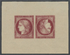 (*) Frankreich: 1850/1860 (ca.), Fünf Verschiedene Sperati-Reproduktionen In Blockform - Oblitérés