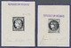 Delcampe - (*) Frankreich: 1850/1860 (ca.), Fünf Verschiedene Sperati-Reproduktionen In Blockform - Used Stamps
