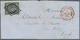 Br Frankreich: 1850, 25c. Blue, Intense Colour, Close To Full Margins, Single Franking On Lettersheet From Paris - Oblitérés