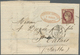 Br Frankreich: 1849, 1 Franc Carmine, Good To Large Margins, Single Franking On Complete Folded Letter Cover From - Oblitérés