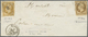 Br Frankreich: 1852, Napoleon 10 C "REPUB FRANC" Gelbbraun Und 1853, 10 C "EMPIRE FRANC" Auf Brief Als Wertstufen - Used Stamps