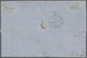 Br Frankreich: 1860, 80c. Carmine "Empire Nd", Single Franking On Lettersheet From Paris To New York, Oblit. By L - Oblitérés