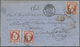 Br Frankreich: 1863, 80c. Rose "Empire Nd", Three Copies On Lettersheet With Complete Message (written In Spanish - Used Stamps