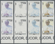 ** Thematik: Religion / Religion: 2005, 10.00 L And 15.00 L Papst Johannes Paul II. - 8 Pairs Progressive Color Proofs O - Other & Unclassified