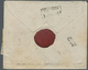 Br Frankreich: 1853, Napoléon 80 C. Karmin, Two Horizontal Strip Of Five And Pair And Single Stamps 10 C. Brown A - Oblitérés