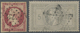 O Frankreich: 1853/1869, 1 Und 5 Franc Napoleon Je Gestempelt, Allseits Vollrandig Bzw. Gut Gezähnt, Schwach Fle - Used Stamps