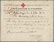 Br Thematik: Rotes Kreuz / Red Cross: 1870 Straßburg Vordruckkarte Des Roten Kreuzes "Société De Secours Aux Blessés Mil - Red Cross