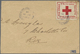 Br Thematik: Rotes Kreuz / Red Cross: 1914 Trinidad Portofreiheitsmarke Gebr. Auf Inlandsbrief, Links Scherenöffnung, Se - Red Cross