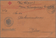 Br Thematik: Rotes Kreuz / Red Cross: 1916 Deutsches Reich Heeressache-WERT-Brief Mit Briefstempel V. Roten Kreuz Ab Fra - Red Cross