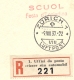 Schweiz - 1937 -  10 And 30 C Overprinted Stamp On R-Postcard Scuol Festa D'Engiadina  - Posta Automobil - Briefe U. Dokumente