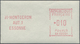 ** Frankreich - Automatenmarken: 1969, 0.10 Fr. Montgeron, Type II "Punkt Verschoben", Postfrisch. - Andere & Zonder Classificatie