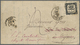 Br Frankreich - Portomarken: 1877, 25c. Black, Marginal Copy With 12mm Left Margin, On Local Lettersheet From "DI - 1859-1959 Covers & Documents