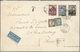 Br/ Frankreich - Portomarken: 1936, Somewhat Heavier Airmail Envelope From WIEN FLUGPOST 7.X.36 Taxed "T" In Paris - 1859-1959 Lettres & Documents