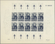 **/* Frankreich - Befreiungskomitee Algier: 1943, 1.50fr. + 98.50fr., Mini Sheet Of Ten Stamps, Mint O.g., Slightly - Other & Unclassified