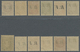 * Frankreich - Lokalausgaben: Pons: 1944, 60 C. - 4,50 Fr. Pétain With Overprint " R.F" In Type II, Complete Set - Autres & Non Classés