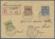 Br Französische Post In Ägypten - Alexandria: 1910. Registered Envelope Addressed To France Bearing Alexandria Yv - Other & Unclassified