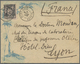 Br Französische Post In Ägypten - Port Said: 1898. Illustrated Envelope To Lyon Bearing France Type Sage Yvert 97 - Autres & Non Classés