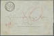Br Französische Post In Der Levante: 1861. Stampless Envelope (folds) Addressed To Syros Cancelled By French Post - Autres & Non Classés
