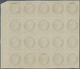 (*) Französische Kolonien - Allgemeine Ausgabe: 1876, 4 Centimes Ceres Essai Gelblich Grau, Grosses Blockstück Von - Other & Unclassified