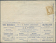 GA Frankreich - Ganzsachen: 1871 Ca. Anzeigen-Umschlag Aus Trévise (S. Maine & Loire - Angers), Vs Auffrankiert M - Autres & Non Classés