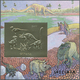 Delcampe - ** Thematik: Tiere-Dinosaurier / Animals-dinosaur: 1993, Dinosaur GOLD And SILVER Miniature Sheets Set Of Four, Two Sets - Prehistorics