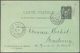 GA Frankreich - Ganzsachen: 1889, 15 C. Type Sage Double Card Sent With Special Cancellation EXPOSITION UNIVERSEL - Other & Unclassified