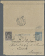 GA Frankreich - Ganzsachen: 1890, 15 C. Card Letter Uprated With 10 C. Sage Sent To Rostock With Interesting Adve - Autres & Non Classés