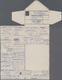 Br/GA Frankreich - Ganzsachen: 1892, SAGE 15 C. Blau Auf Couvert "Lettre Annonce La Mutuelle - Bordeaux" Ungebraucht - Autres & Non Classés