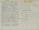 Br Frankreich - Ballonpost: 1870, 20 C. Ceres Blau Auf Ballon Monte Brief, Inhalt Gefaltete Zeitung "La Dépeche B - 1960-.... Covers & Documents