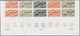 Delcampe - ** Thematik: Tiere-Fische / Animals-fishes: 1965, Nouvelle Caledonie: Fishes Complete Issue In 2x Five Different Colour- - Fishes