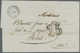 Br Frankreich - Militärpost / Feldpost: 1854, Protection Force ROME - "25" Tax Handstamp On Folded Letter To Fran - Army Postmarks (before 1900)