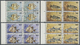**/Br Thematik: Tiere-Fische / Animals-fishes: 1987, Togo, Fishes Serie, Complete Set As Marginal Blocks Of Four With Sp - Fishes